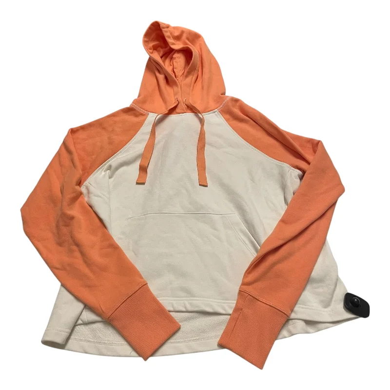 bark sweatshirts dogs -Sweatshirt Hoodie By Sweaty Betty In Orange & White, Size: S