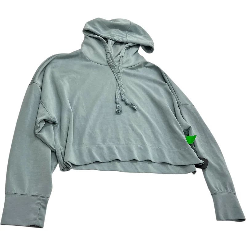 flex design sweatshirts -Athletic Sweatshirt Hoodie By As Revival In Green, Size: M