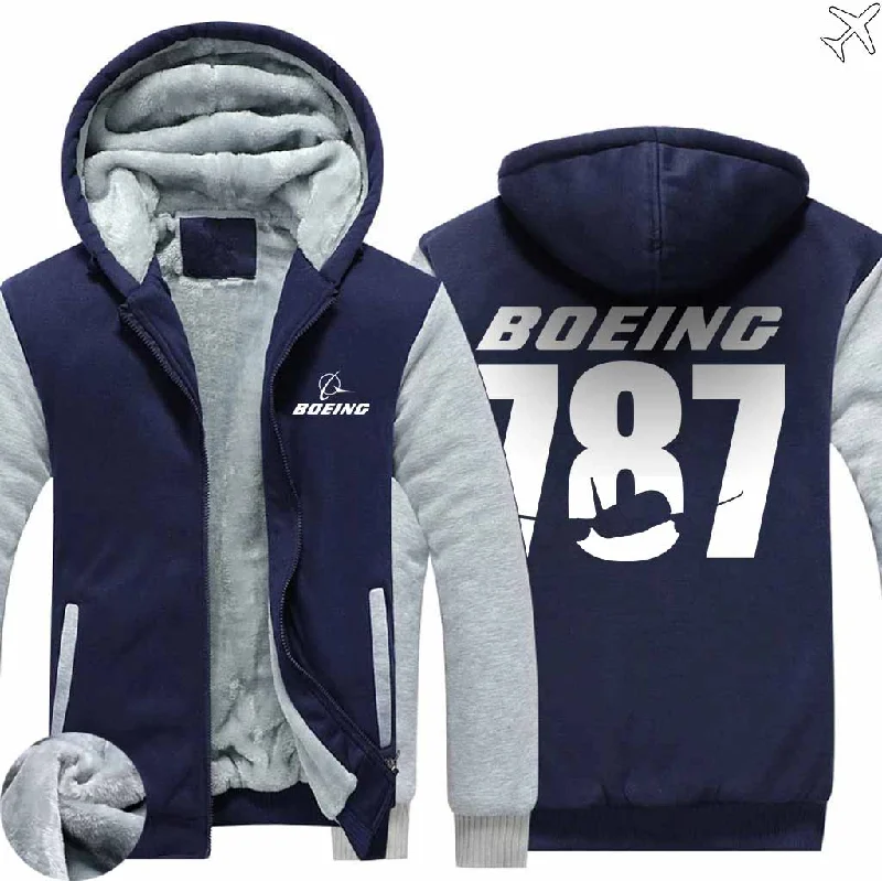 sleek modern hoodies -BOEING 787 ZIPPER SWEATERS