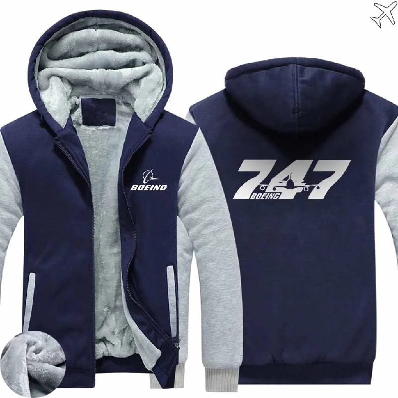 spark trend hoodies -BOEING 747 ZIPPER SWEATERS