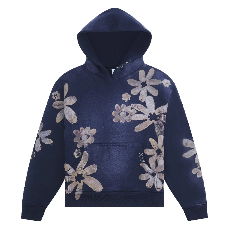 aid chic hoodies -Block Print Hoodie | Moonstone