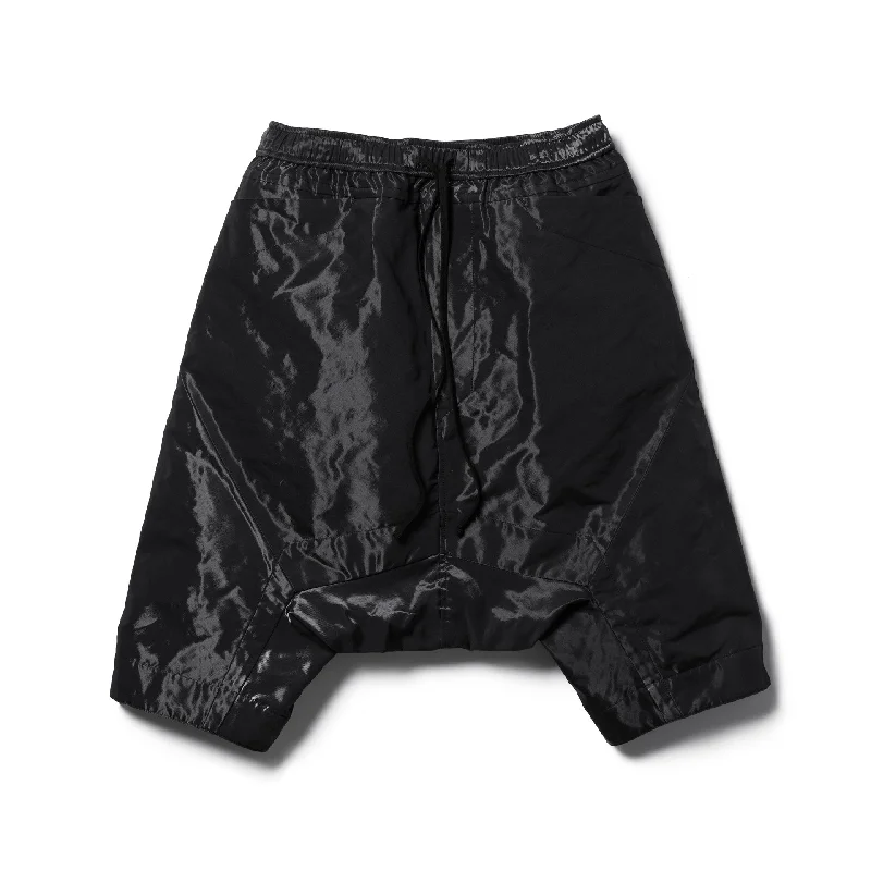 silky cotton shorts -837PAM18 Black / Edge Seam Shorts