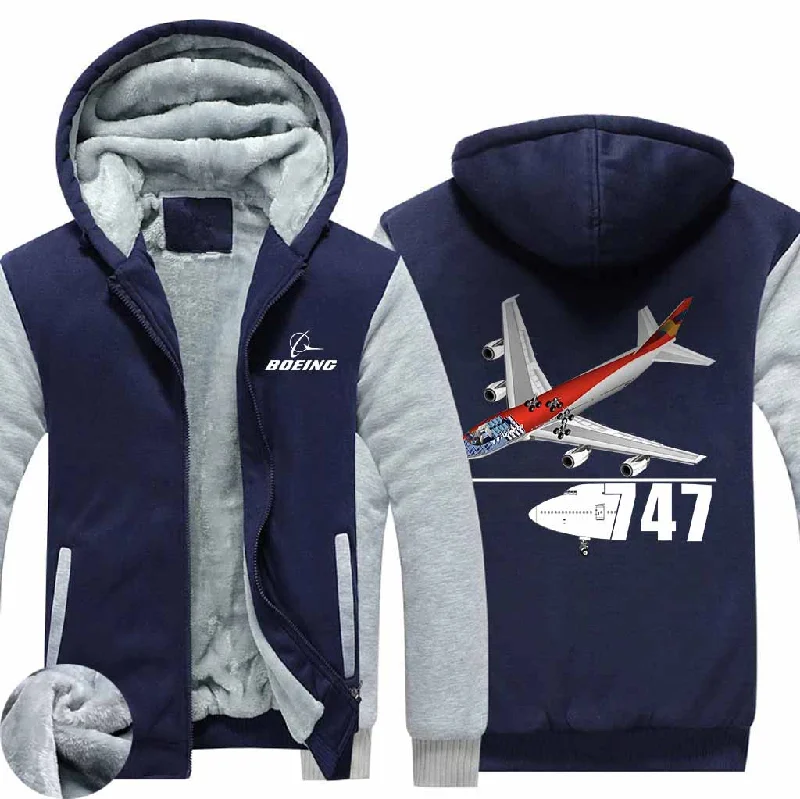 star chill hoodies -BOEING 747 ZIPPER SWEATERS