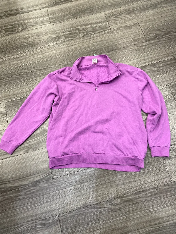 binary sweatshirts tech -Sweatshirt Collar By Pink In Pink, Size: Xl