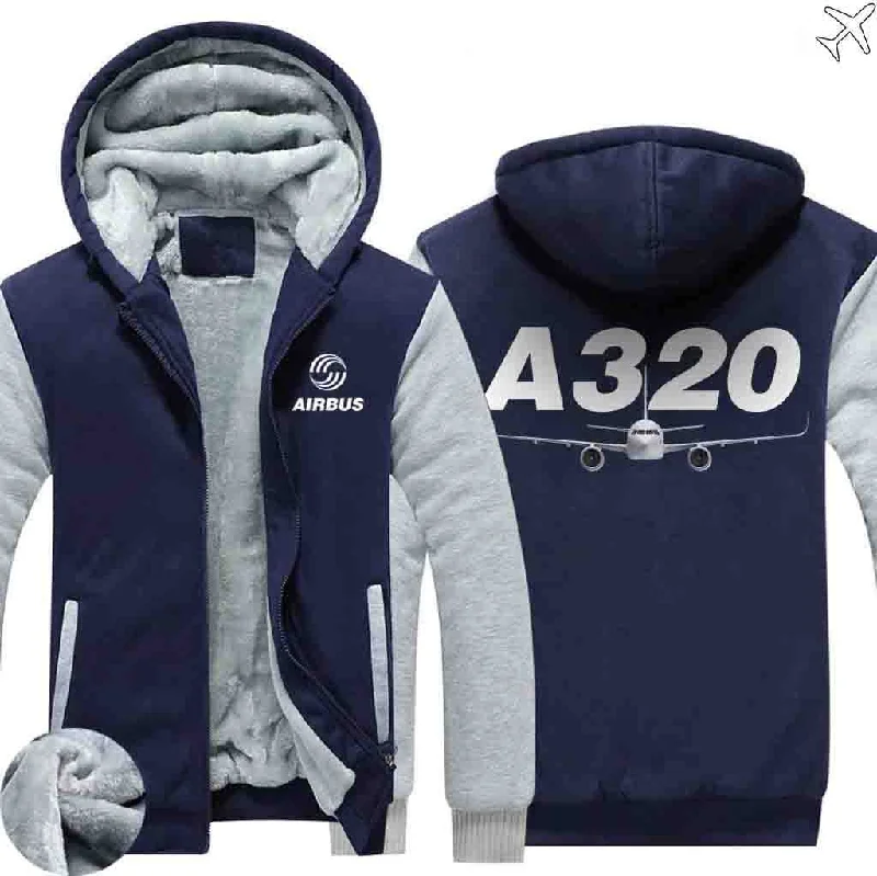 pulse trend hoodies -AIRBUS A320 ZIPPER SWEATERS