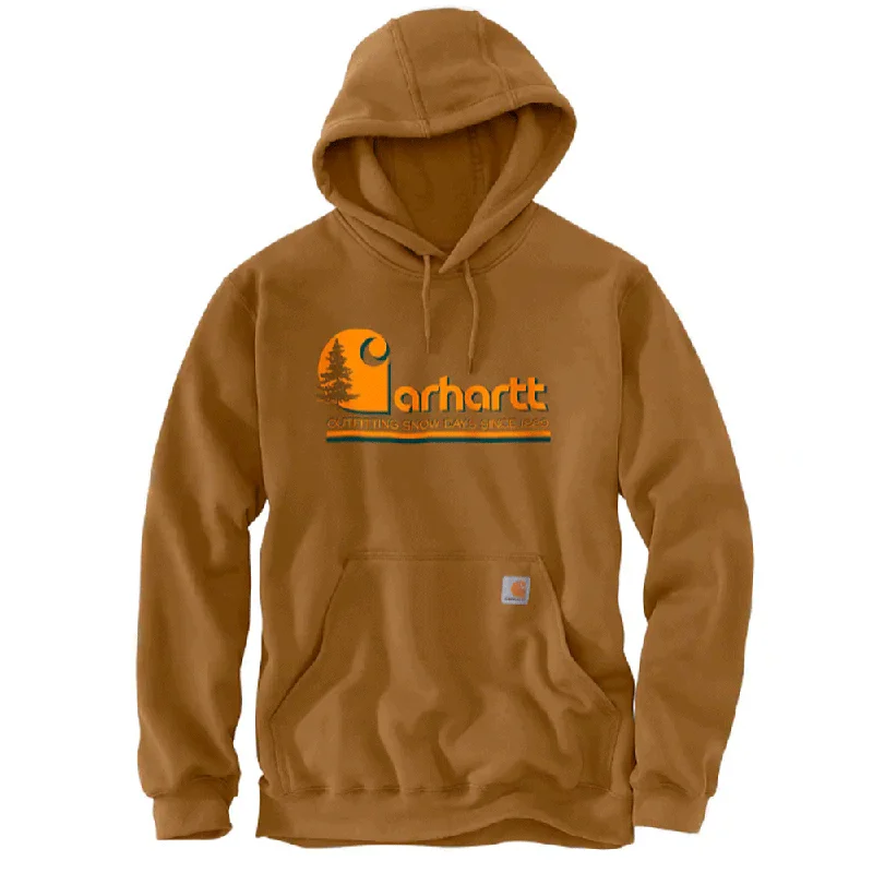 frame cool hoodies -Carhartt 106498 Loose Fit Midweight Tree Graphic Sweatshirt Hoodie