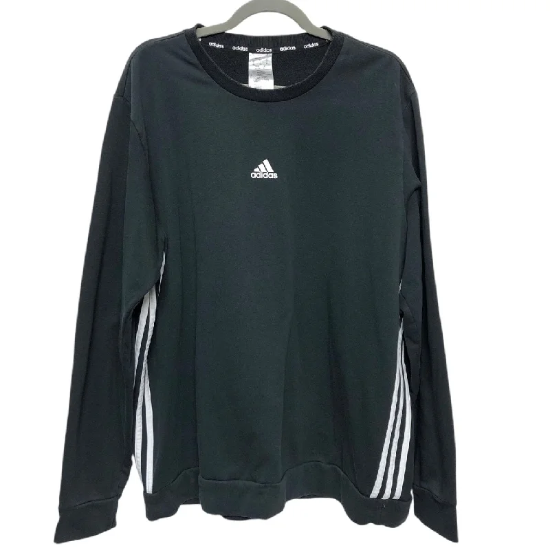 retro vibe sweatshirts -Athletic Sweatshirt Crewneck By Adidas In Black, Size: Xl