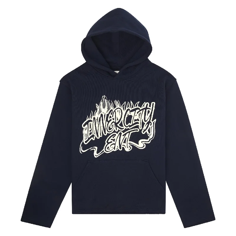 aid design hoodies -Entertainment Hoodie | Blue