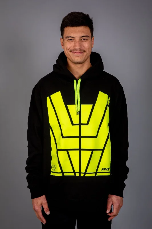 shine hoodies glow -Transform Unisex Hoodie Yellow [Hi-Vis]