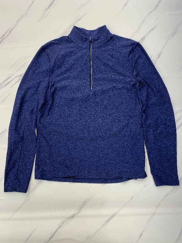 rose fresh sweatshirts -Athletic Sweatshirt Collar By Lululemon In Blue, Size: M