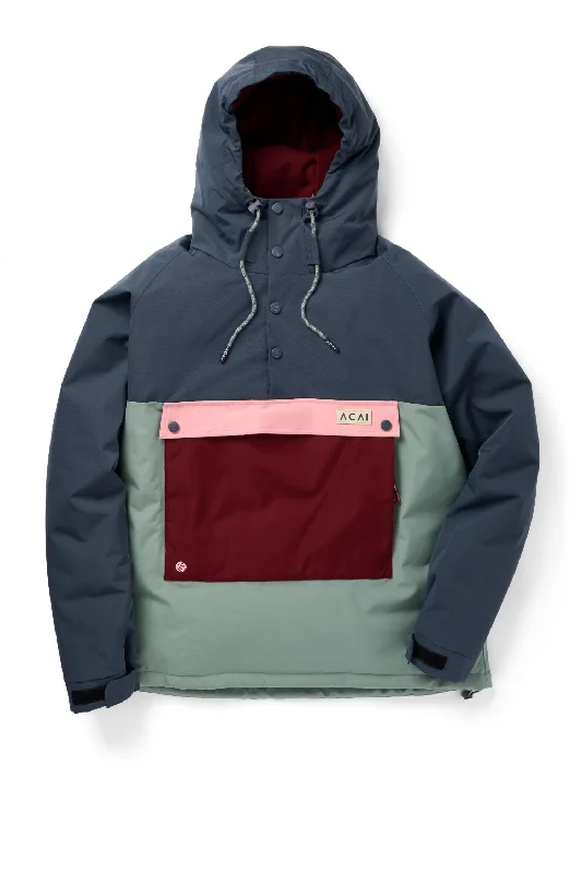 vivid windbreaker jackets -Glacier Waterproof Jacket - Space Blue