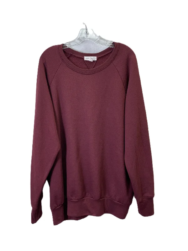 heal sweatshirts nurse -Sweatshirt Crewneck By Treasure And Bond In Maroon, Size: M