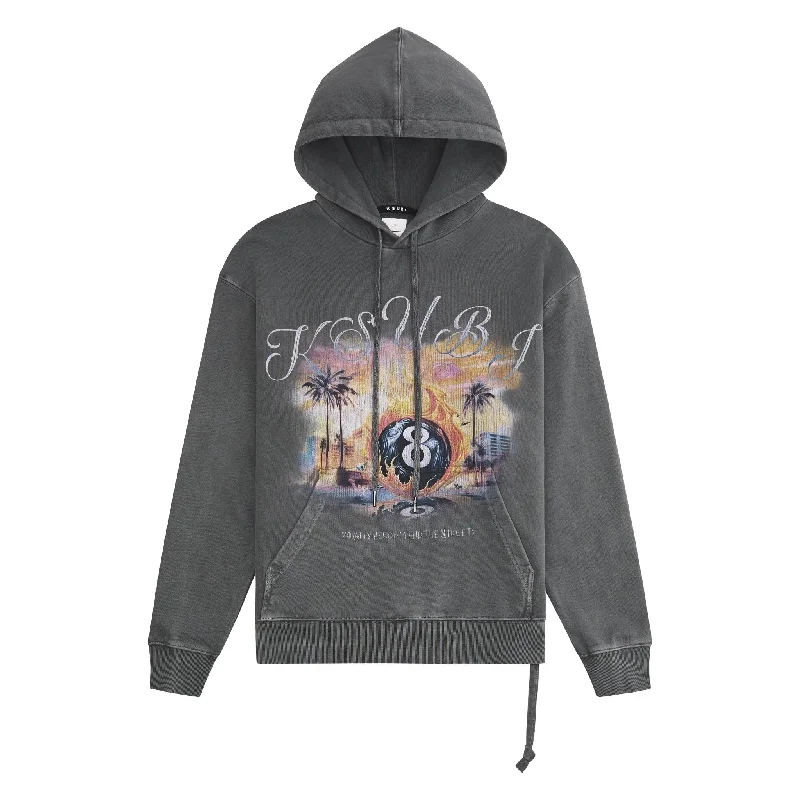 plush abstract hoodies -World Order Biggie Hoodie | Charcoal