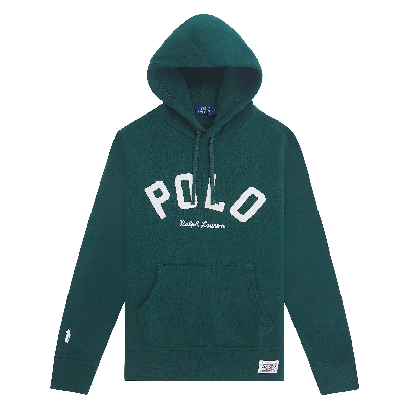 plush chill hoodies -RL Graphic Fleece Hoodie | Moss Agate