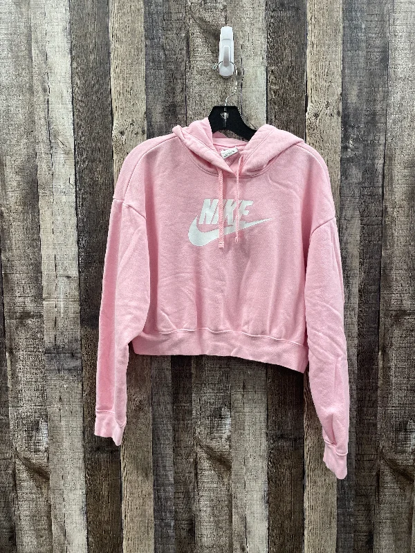 geek sweatshirts brainy -Sweatshirt Hoodie By Nike Apparel In Pink, Size: S