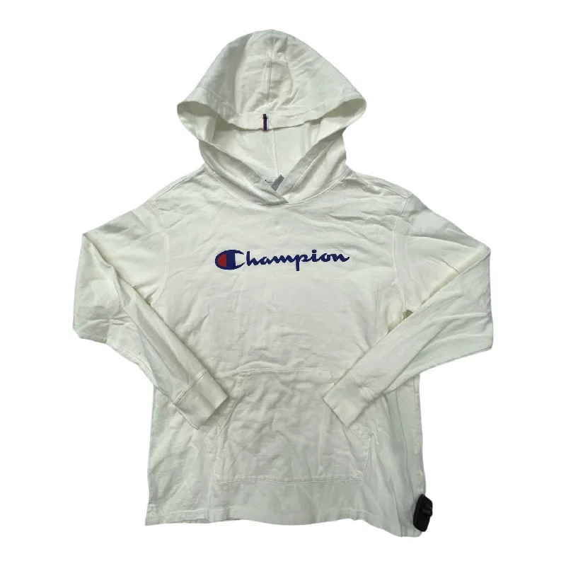 void design sweatshirts -Sweatshirt Hoodie By Champion In White, Size: S