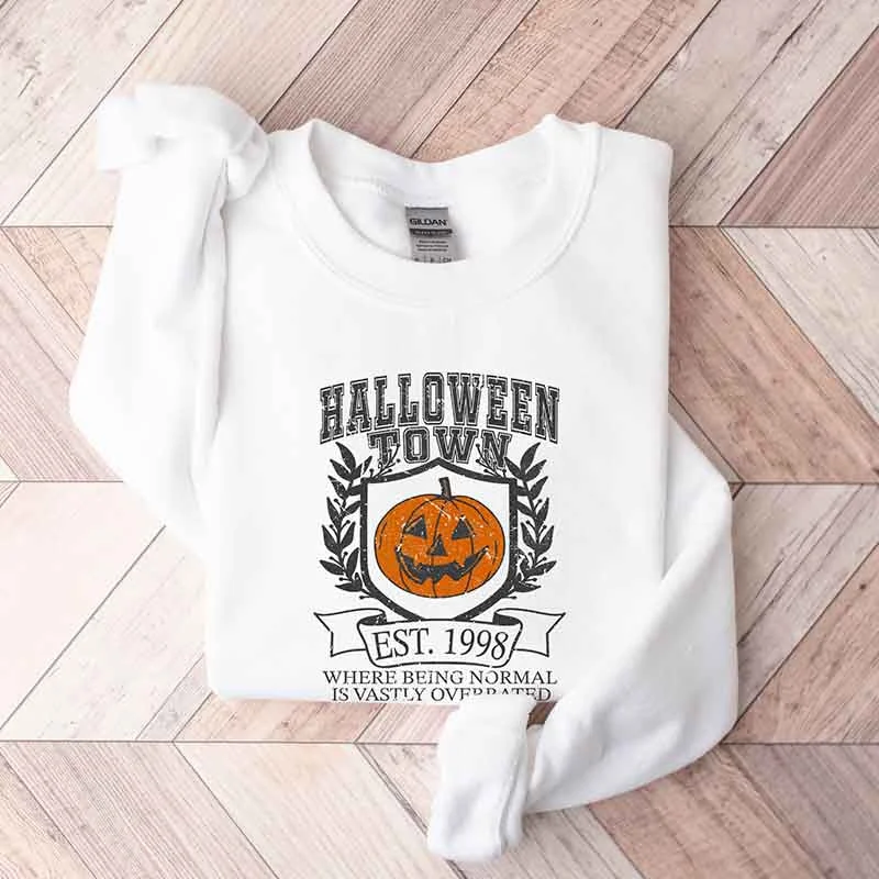 doodle sweatshirts cartoon -Halloweentown University Pumpkin Sweatshirt