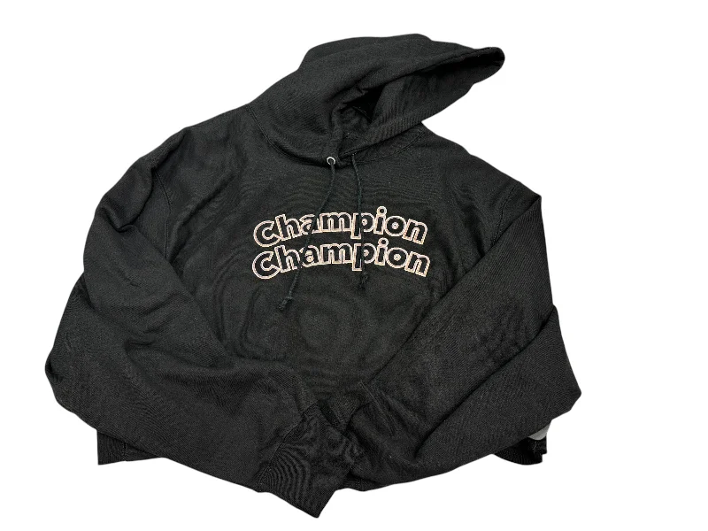 void sleek sweatshirts -Sweatshirt Hoodie By Champion In Black, Size: Xl