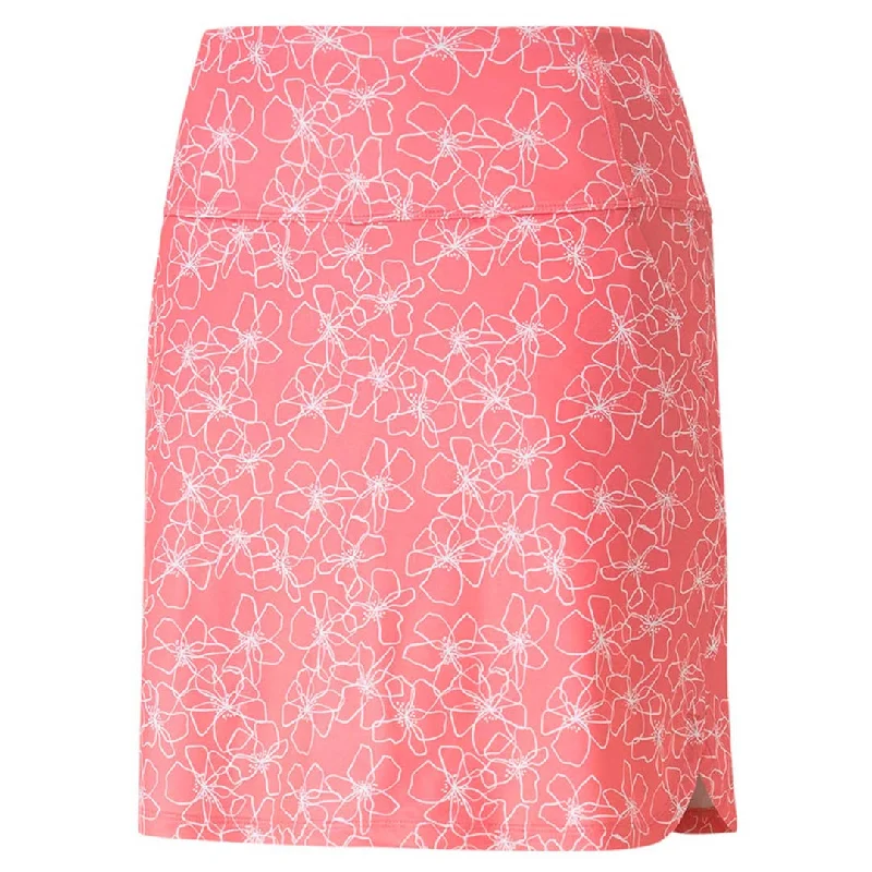 print iconic skirts -Puma - Women's PWRMESH Island Flower Skirt (537507 03)