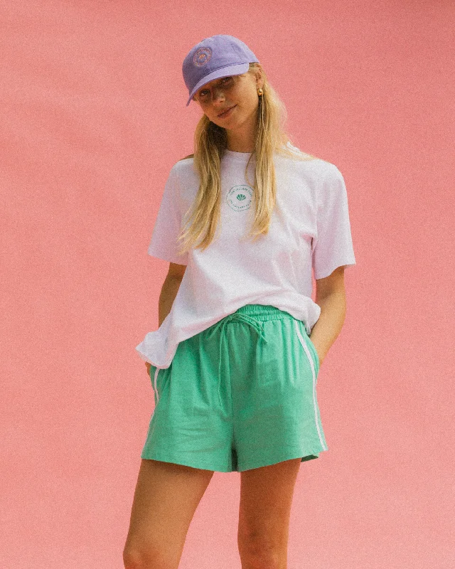 cool utility shorts -Essentials Shorts | Green & White