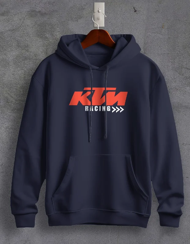 fade stripe hoodies -KTM Racing Printed Unisex Hoodie For Men/Women