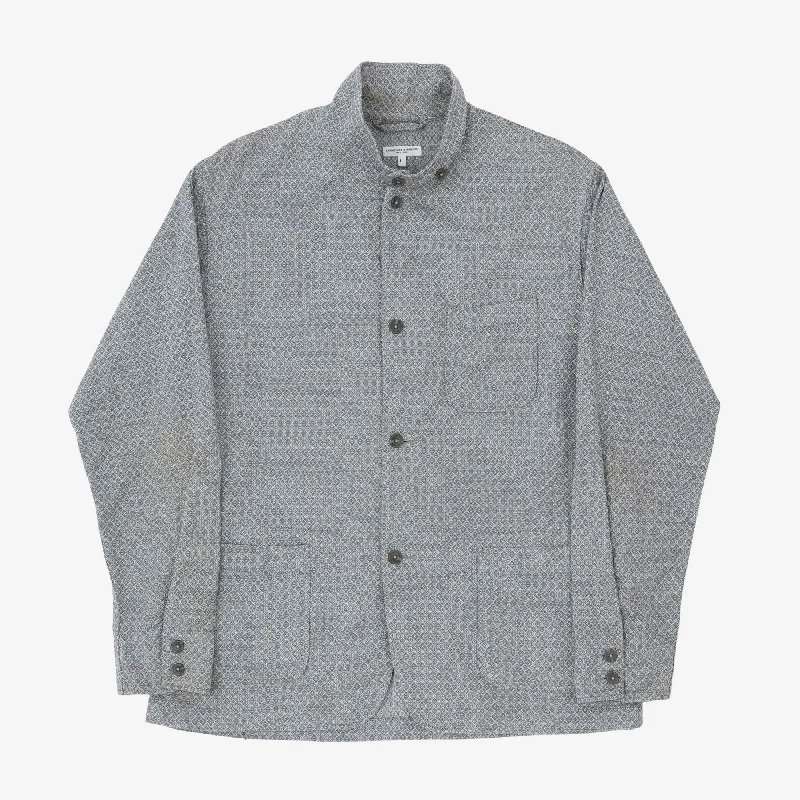 warm tactical jackets -Jacquard Chore Jacket