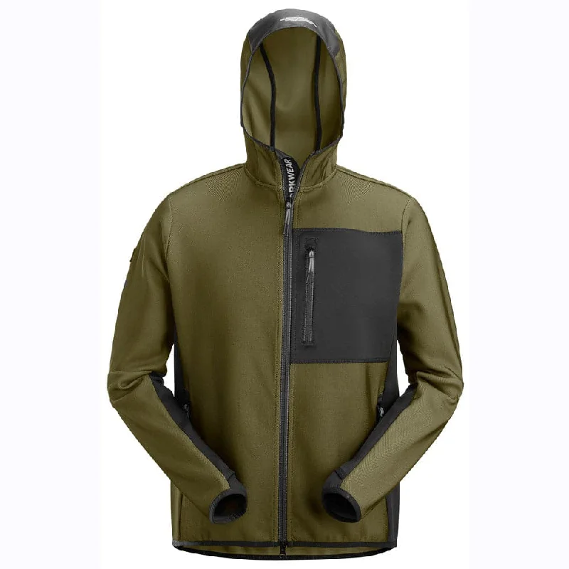 stage hoodies band -Snickers 8044 FlexiWork Full Zip Midlayer Hoodie