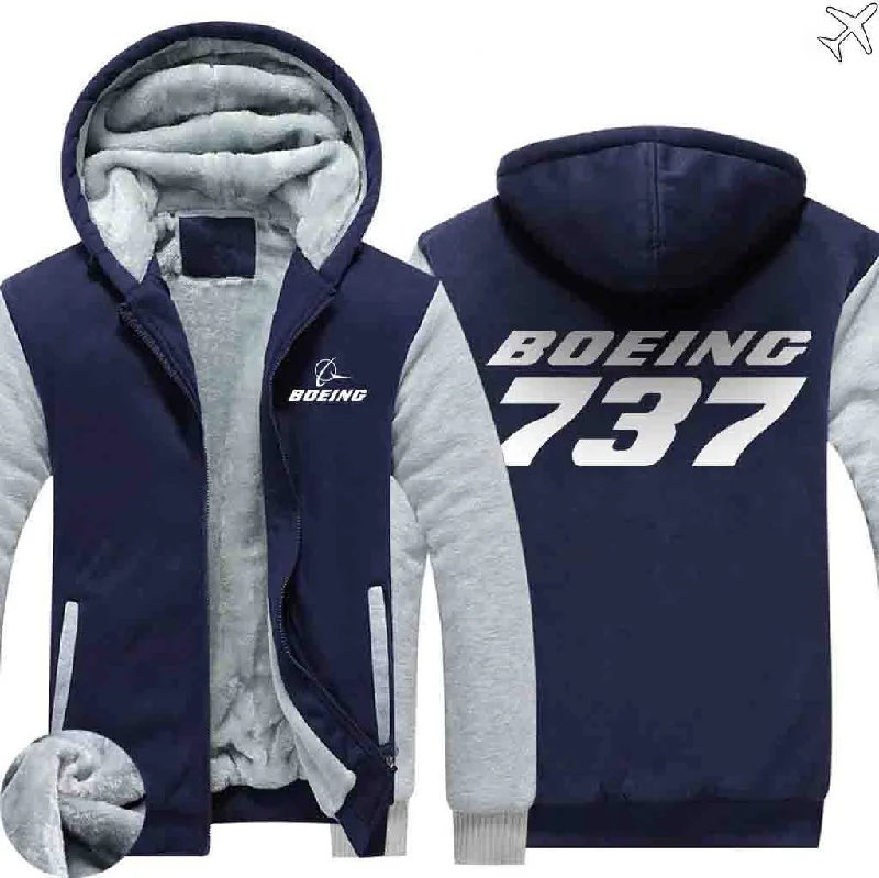 pulse style hoodies -BOEING 737 ZIPPER SWEATERS