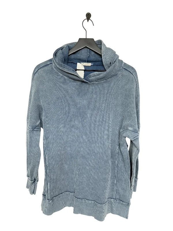 pack stripe sweatshirts -Sweatshirt Hoodie By Free People In Blue, Size: Xs