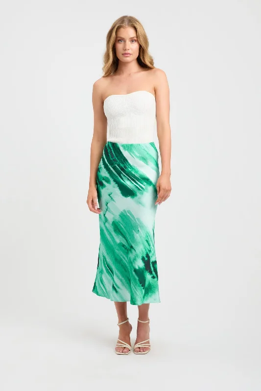 summer fresh skirts -Gwen Midi Skirt