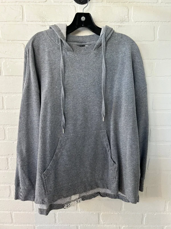 flow sweatshirts yoga -Sweatshirt Hoodie By Mono B In Grey, Size: M