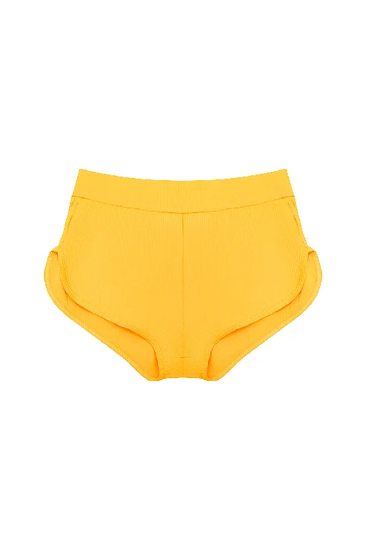 gym versatile shorts -swim shorts in marigold