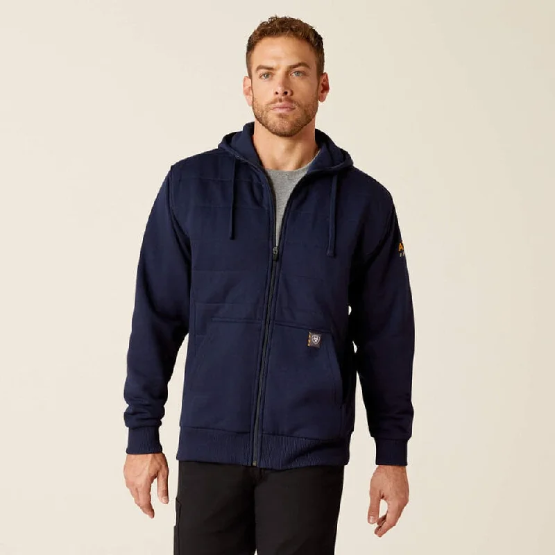 trail bold hoodies -Ariat P30437 Rebar All-Weather Insulated Full Zip Hoodie