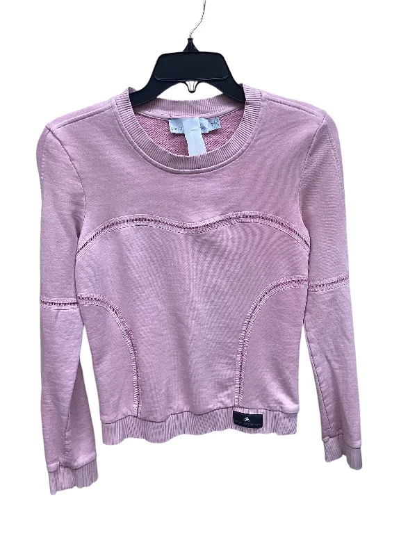 dip-dye trend sweatshirts -Athletic Sweatshirt Crewneck By Adidas In Pink