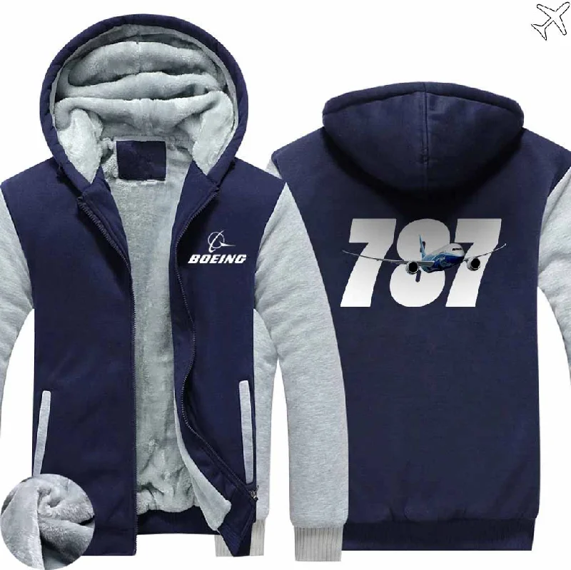 hush chill hoodies -BOEING 787 ZIPPER SWEATERS