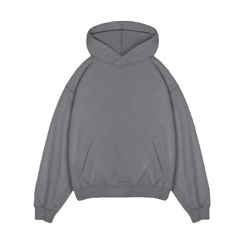 tribe pattern hoodies -Hoodie - Charcoal