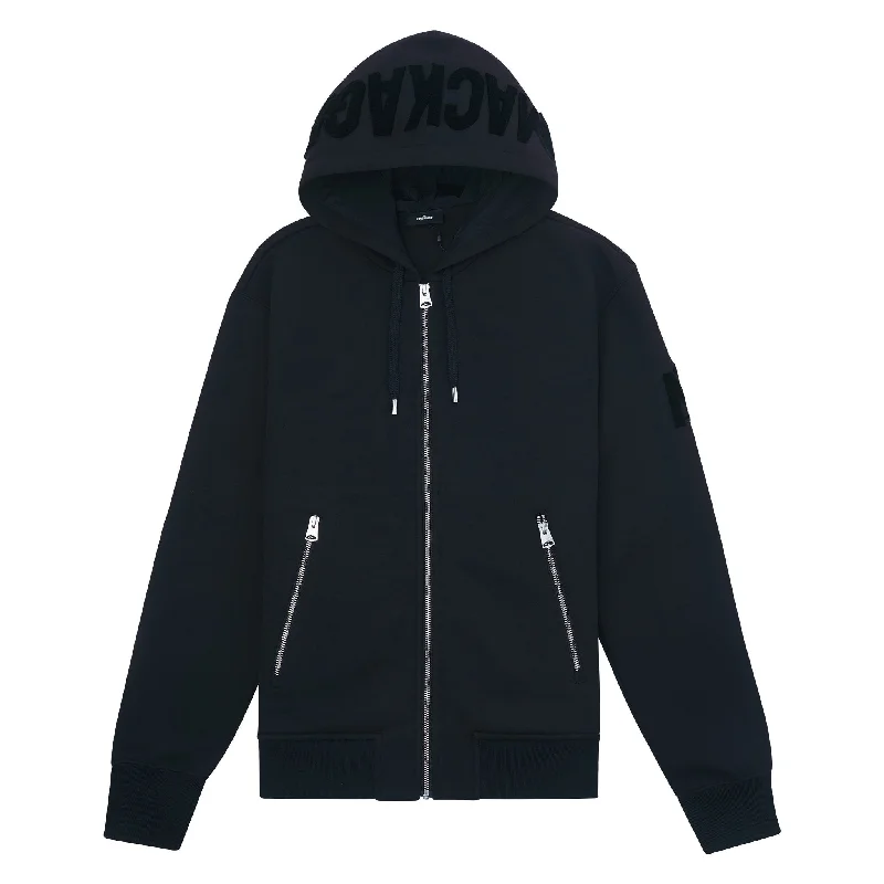 trail cool hoodies -Krys Full-Zip Hoodie | Black