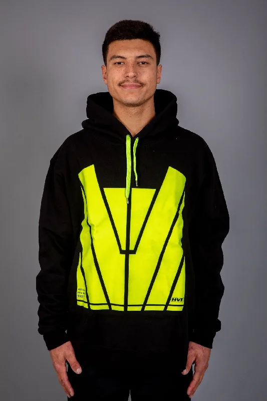 pops hoodies fun -Classic Unisex Hoodie Yellow [Hi-Vis]