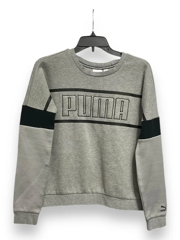 pet vibe sweatshirts -Sweatshirt Crewneck By Puma In Grey, Size: S