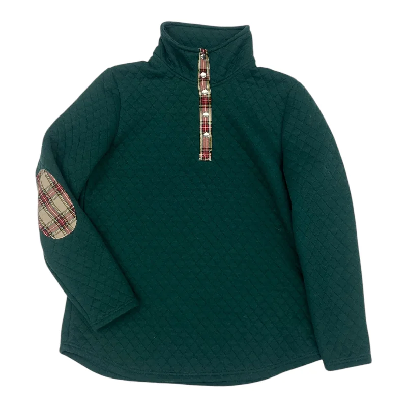 pack sleek sweatshirts -Sweatshirt Collar By Clothes Mentor In Green, Size:L