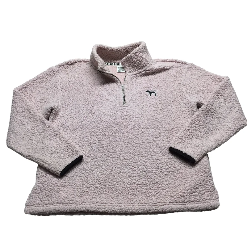 crisp fresh sweatshirts -Sweatshirt Collar By Pink In Pink, Size: M