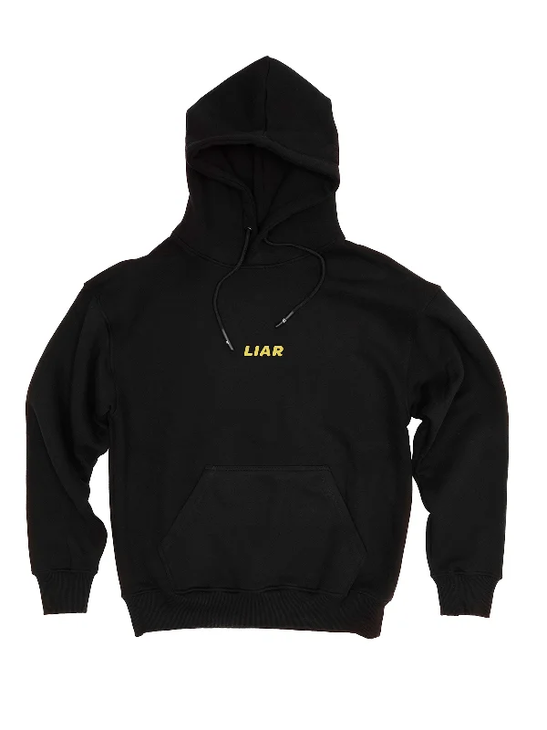 boom hoodies slogans -Liar / Oversized Pullover Hoodie