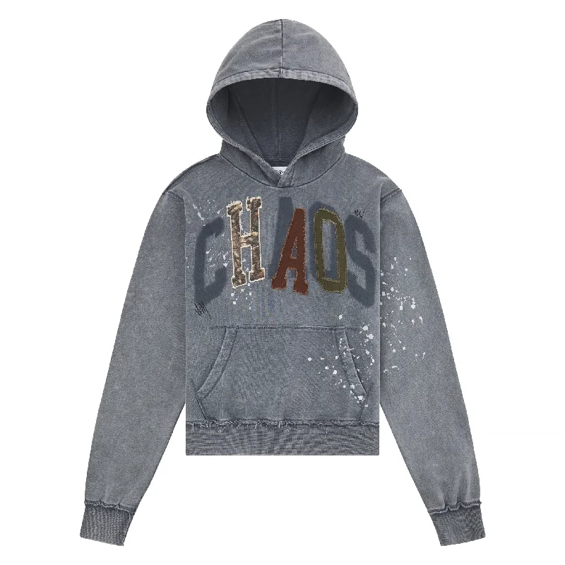 fade abstract hoodies -22 Patch Hoodie