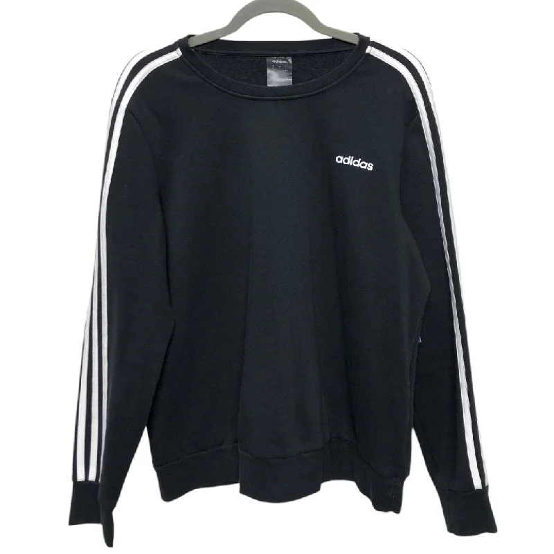 path vibe sweatshirts -Athletic Sweatshirt Crewneck By Adidas In Black, Size: Xl