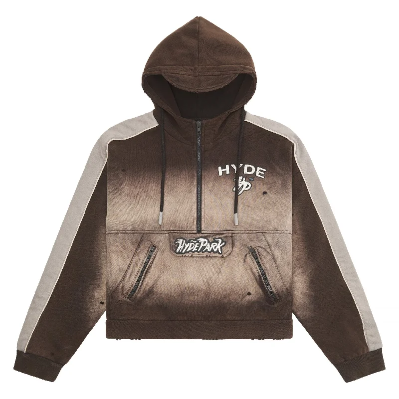 spark abstract hoodies -Off-Road Rally Hoodie | Black