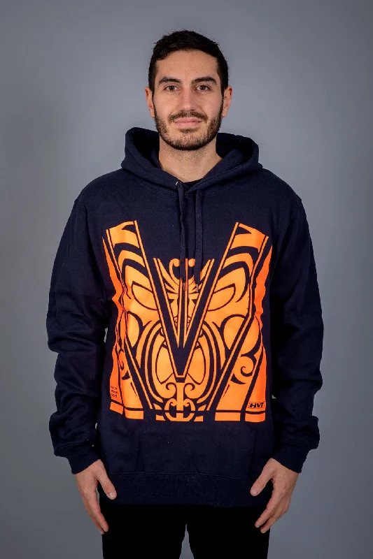 bud hoodies floral -Maori Unisex Hoodie Orange [Hi-Vis]