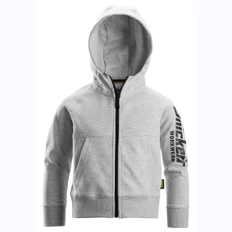 plush fresh hoodies -Snickers 7512 Junior Logo Full-Zip Hoodie