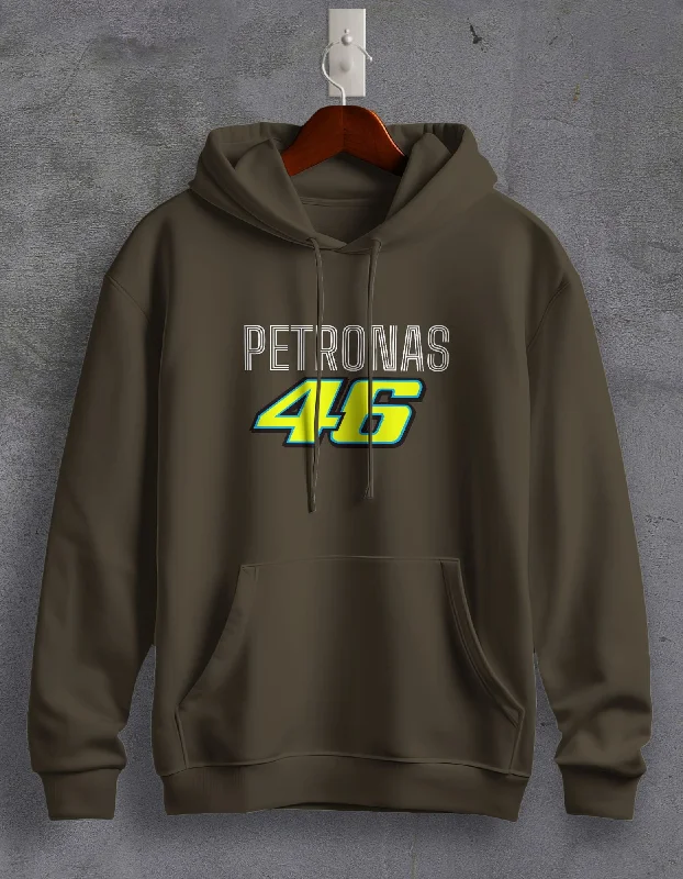 hush stripe hoodies -Petronas 46 Printed Unisex Hoodie For Men/Women