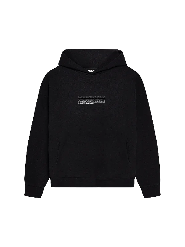 cheery graphic hoodies -Mens PANGAIA LAB NXT GEN Hoodie—black