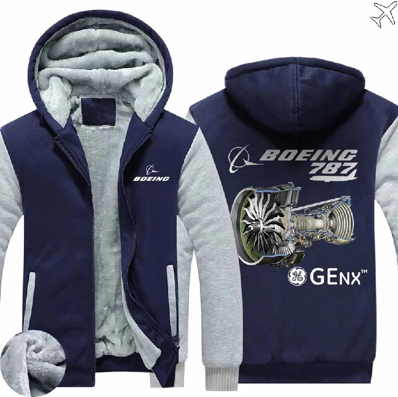 star cool hoodies -BOEING 787 AND GENX ZIPPER SWEATERS